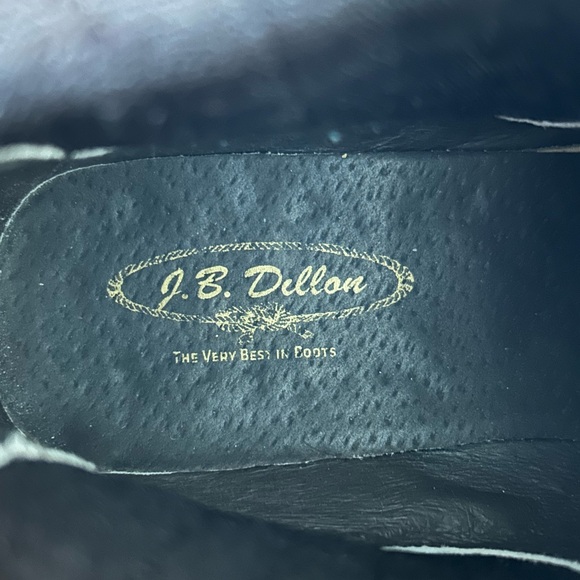 {Sz10} JB Dillon Ankle Boots Heeled Slip On Leather Women’s - Picture 11 of 13